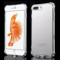 Acrylic + TPU Drop-proof Case for iPhone 8 Plus / 7 Plus 5.5 inch - Transparent