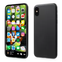 For iPhone X 5.8 inch Ultrathin Matte PC Hard Case Cover - Black