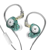 KZ EDX Pro in-Ear Stage Monitor Headphone Dual Magnetic Dynamic Unit Earphone Shock Bass Earbuds with 0.75mm Detachable Cable Comfortable Wired Headset (No Mic)