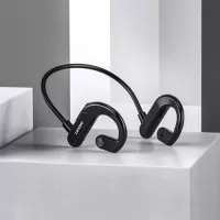 Lenovo X3 Wireless Bluetooth 5.0 Headphones External Hanging Earphone with Microphone Ear Hook Sports Headset IPX5 Waterproof Air Conduction Binaural Earpiece Painless
