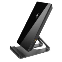 W13 15W Fast Charging Mobile Phone Desktop Stand Wireless Charger with Heat Sink
