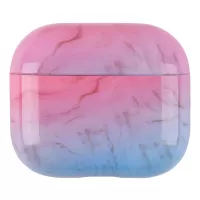 Marble Pattern Dust-proof Hard PC Earphone Charging Box Protective Case Anti-fall Cover for Apple AirPods 3 - S04