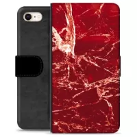 iPhone 7/8/SE (2020) Premium Wallet Case - Red Marble