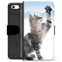 iPhone 5/5S/SE Premium Wallet Case - Cat