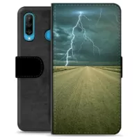 Huawei P30 Lite Premium Wallet Case - Storm