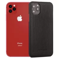 Pierre Cardin iPhone 11 Pro Max Leather Coated Case - Black