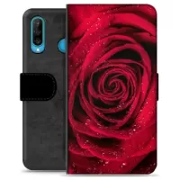 Huawei P30 Lite Premium Wallet Case - Rose