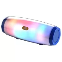 Portable Bluetooth Speaker with LED Lights - Dark Blue