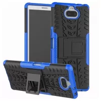 Anti-Slip Sony Xperia 10 Hybrid Case - Blue / Black