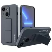 Wozinsky Kickstand iPhone 13 Mini Silicone Case - Navy Blue