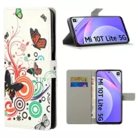 Style Series Xiaomi Mi 10T Lite 5G Wallet Case - Butterflies / Circles