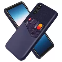 KSQ Sony Xperia 10 II Case with Card Pocket - Blue