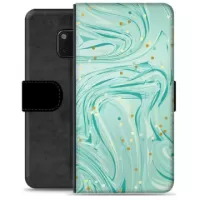 Huawei Mate 20 Pro Premium Wallet Case - Green Mint