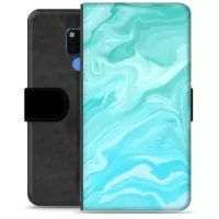 Huawei Mate 20 Premium Wallet Case - Blue Marble