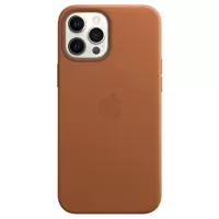 iPhone 12/12 Pro Apple Leather Case with MagSafe MHKF3ZM/A - Saddle Brown