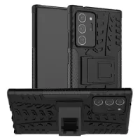 Samsung Galaxy Note20 Ultra Anti-Slip Hybrid Case with Kickstand - Black