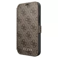 Guess Charms Collection 4G iPhone 12 Mini Book Case - Brown