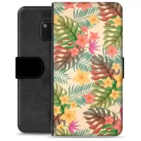 Huawei Mate 20 Pro Premium Wallet Case - Pink Flowers
