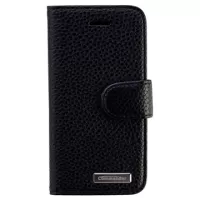 iPhone 5 / 5S / SE Commander Book Elite Leather Case - Black