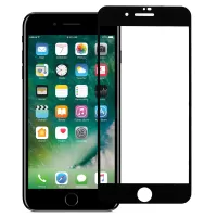 For iPhone 7 Plus / 8 Plus 5.5 inch HD Full Coverage Tempered Glass Screen Protector Silk Printing Full Glue Anti-Scratch Protective Film