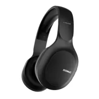 SOMIC MS300 Head-mounted Wireless BT Headset BT5.0 Ergonomic Lightweight Headset with CVC Noise Reduction Technology Black