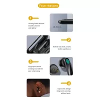 XG49 BT5.0 Earphones Fingerprint Touch Control Clear Calls IPX6 Waterproof Ultrathin Charge Box