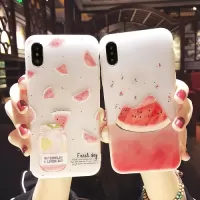 Phonecase Watermelon Designs Soft TPU Cover Phone Shells Shockproof Slim Flexible Protective Anti-Slip Cell Phone Cover for iphone