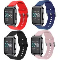 Bakeey Pure Color Silicone Watch Strap Replacement Watch Band only for Haylou LS01