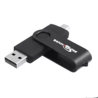 Bestrunner Type-C USB 2.0 64GB OTG Flash Drive U Disk 360 Degree Rotation for Type-C Smart Phone Tablet Laptop