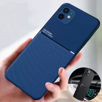 Bakeey for iPhone 12 Mini Case Magnetic Leather Texture Non-Slip TPU Shockproof Protective Case Back Cover