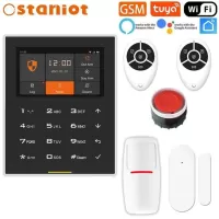 Staniot H-500 Tuya 2G WIFI GSM Smart Wireless Home Security Alarm Burglar System Support IOS and Android APP Remote Cont