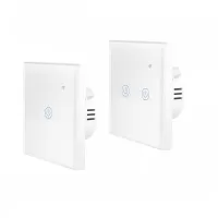 ATHOM Homekit 1/2/3/4 Gang WiFi EU Standard Smart Switch Touch Key No Neutral Needed Switch Control