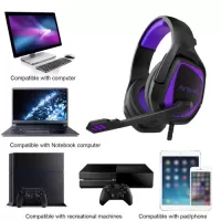 Anivia MH602 Gaming Headset for PC Laptop Noise Cancelling Over Ear Headphones with Mic 3.5mm Jack Wired Headset Bass Surround Soft Earmuffs for Games