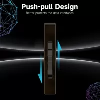 thinkplus TU202 64GB USB3.0/Type-C Dual-port Portable Solid Sate U Disk High-speed USB Flash Drive for Smartphone PC Laptop