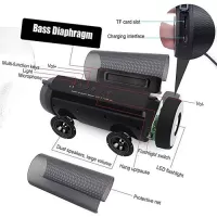 T2 Wireless BT Speaker Portable Outdoor Waterproof Subwoofer Sports Stereo Sound Speaker with TF Function