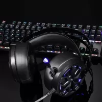 Motospeed H60 Wired Gaming Headset 7.1-channel 3D Virtual Sound Effect Headset with 50mm Driver Unit Noise Reduction Microphone