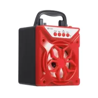 Portable BT Outdoor Speaker Support TF Card Square Dance Audio Red