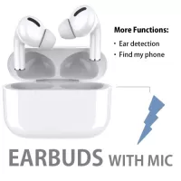 BT5.0 Earphones Active Noise Cancelling Earbuds Low-Latency Touch-control Earphones