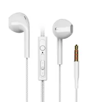 In-ear Sport Headsets Bass Wired 3.5mm in Ear Phones Key Control Headphones with Mic Music Earphones for Mobile Phone Computer PC