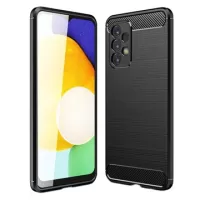 Samsung Galaxy A23 5G Brushed TPU Case - Carbon Fiber - Black