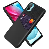 KSQ Motorola Moto E20 Case with Card Pocket - Black