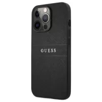 Guess Saffiano iPhone 13 Pro Hybrid Case - Black