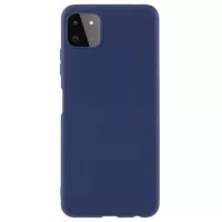 Anti-Fingerprint Matte Samsung Galaxy A22 5G, Galaxy F42 5G TPU Case - Dark Blue