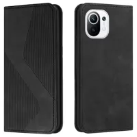 Business Style Xiaomi Mi 11 Wallet Case - Black