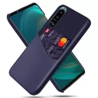 KSQ Sony Xperia 5 III Case with Card Pocket - Blue