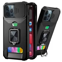 Multifunctional 4-in-1 iPhone 12 Pro Max Hybrid Case - Black