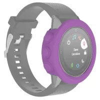 For Garmin Fenix 5X / 5X Plus Soft Silicone Watch Case Anti-Scratch Protective Cover Frame - Purple