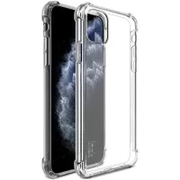 IMAK Silky Anti-drop TPU Soft Cover + Screen Protector Film for iPhone 11 Pro Max 6.5 inch (2019) - Transparent