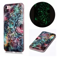 IMD Patterned TPU Luminous Phone Case for iPhone 7 / 8 / SE (2020) / SE (2022) 4.7 inch - Mandala Flower