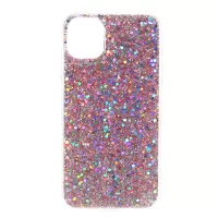 Flash Powder Sequins Acrylic + TPU Hybrid Case for iPhone 11 Pro 5.8 inch (2019) - Rose Gold